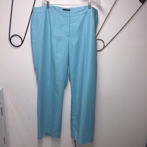 Talbots fully lined linen slacks.